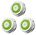 DiamondWhite Facial Cleaning Brush Head Replacement for Clarisonic - For Acne Skin - 3 Pack - Fits