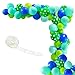 CREATEASY Dinosaur Balloons Arch Garland Green Balloon Streamer Jungle Animal Dinosaur Birthday Party Decorations Dino Photobooth Backdrop