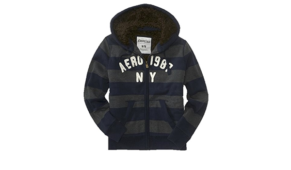 Amazon.com: Aeropostale Mens Fur Lined sudadera con capucha chamarra XS  Gris Azul Marino : Ropa, Zapatos y Joyería