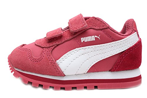 Puma baby st runner nl v, rapture rose-puma white, 9 m us toddler