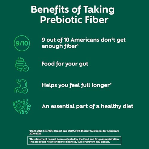 Benefiber Daily Prebiotic Dietary Fiber Supplement Powder Stick Packs for Digestive Health, 100% Natural, On The Go, Clear and Taste-Free, 28 sticks, 3.92 ounces each