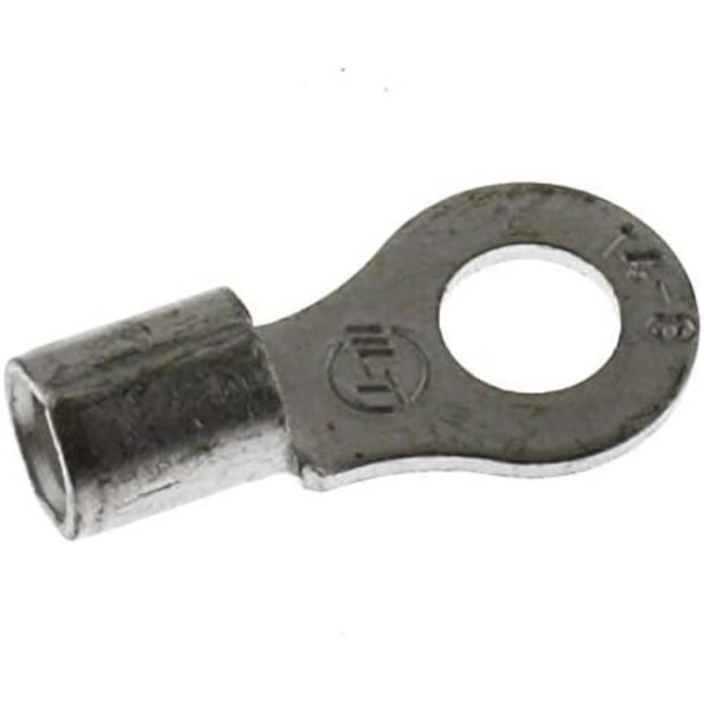 Pack of 25 SeKi Ring Cable Lugs 10-16 mm², M8 I Crimp Cable Lugs Uninsulated I for Multi, Fine-Wire Conductors I Press Cable Lug Made of Tinned Copper