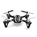 Hubsan X4 H107L 2.4GHz 4CH RC Quadcopter with LED Lights RTF, Black/White