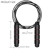FITFORT-Skipping-Rope-Adult-Fitness-Jump-Rope-Tangle-Rapid-Speed-Skipping-Rope-Cable-with-Ball-Bearingsfor-Women-Men-and-Kids-Adjustable-Steel-Skipping-Rope-with-Foam-Handles-for-Home-Fitness FITFORT Skipping Rope Adult - Fitness Jump Rope, Tangle Rapid Speed Skipping Rope Cable with Ball Bearings,for Women, Men, and Kids, Adjustable Steel Skipping Rope with Foam Handles for Home Fitness