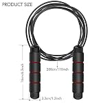 Fitfort-Skipping-Rope-Speed-Rope-for-Adults-with-Good-Quality-Ball-Bearings-Adjustable-Length-Jump-Rope-with-Ball-Bearings-Non-slip-Handles-Rope-Jumping-for-Fitness-and-Training