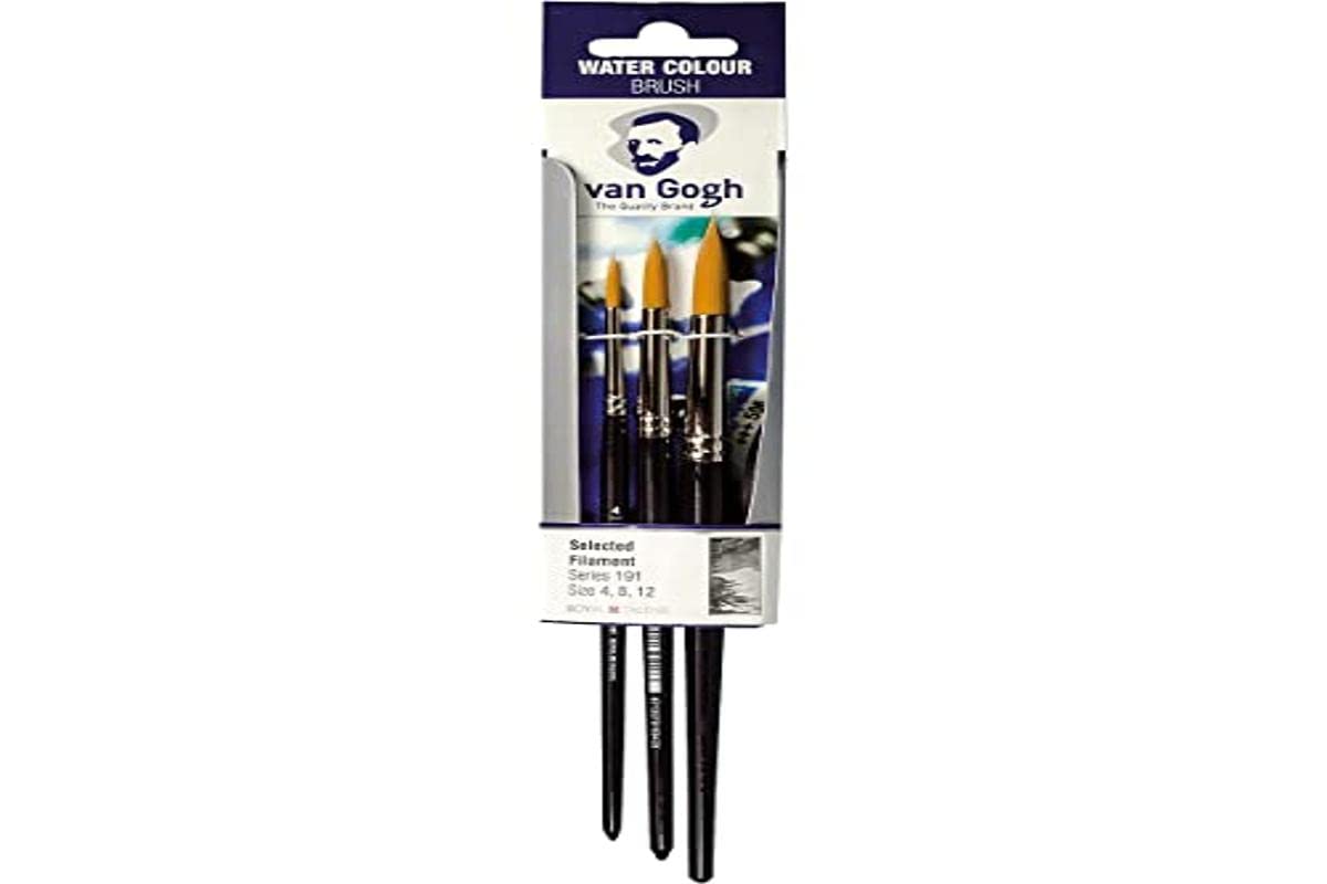 Van Gogh Round No12 No8 No4 Watercolour Brush Set