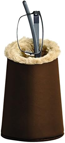 Eyeglass Park Eyeglass Holder Stand - Keep Glasses Safe (Brown)