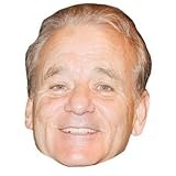Bill Murray Celebrity Mask, Cardboard Face and Fancy Dress Mask