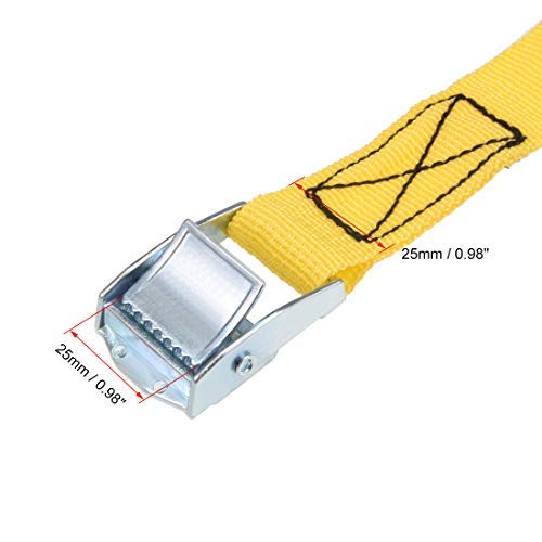 Yellow 3.5M x 25mm Tie Down Strap Load tie Down Straps with cam Lock