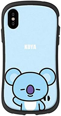 OZJJ0231 BT21 BTS Phone Case Cellphone Cover Liquid Gel Cartoon for iPhone 7 8 6S Plus X XS Max (For iPhone 7&8 Plus, light blue)