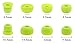 ALXCD Ear Tips for Powerbeats 2 Wireless Headphone, SML 3 Sizes 3 Pair Silicone Replacement Earbud Tips & 1 Pair Double Flange Ear Tip Cushion, Fit for Powerbeats2 Wireless Pb2[4 Pair](Green)