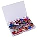 Y&YUAN Baby Safety Pins with Safety Buckle 2.1 Inches Assorted Color (28 Pieces)