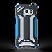 Galaxy S7 Edge Case, Lwang Aluminum Metal Shock Proof Frame Bumper Double Color Oxidation Aluminum Metal Case Cover for Samsung Galaxy S7 Edge (r just Blue)…