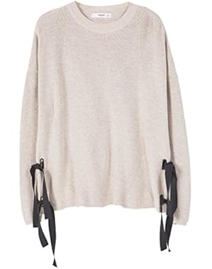 Mango Women's Decorative Bows Sweater
