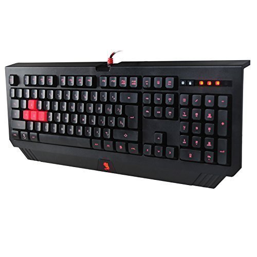 Bloody b120 turbo illuminated gaming keyboard, double-s…