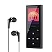 Victure Bluetooth MP3 Player 8GB Touch Button Digital Music Player with Wired Earphones, Built-in Speaker, FM Radio, Pedometer, HiFi Lossless Sound Quality, Metal Case, Support up 64GB