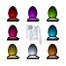 Motion Sensor Toilet Nightlight Colorful Motion Activated Toilet Light 8 Color Changing Sensor LED Toilet Seat Night Lamp (Only Activates in Darkness)