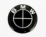 MATTE ALL BLACK Sticker Overlay Vinyl for All BMW Emblems Caps Logos Roundels