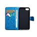 Hovisi Flip Leather Case Cover Leather Wallet Case for iPhone 5/5S/SE (Color 1)