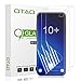 Galaxy S10 Plus Screen Protector (3-Pack)(Not Glass), OTAO Full Coverage Screen Protector Case Friendly HD Clear Anti-Bubble Film for Samsung S10+
