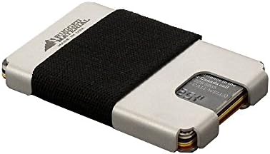 Ranger Minimalist RFID Blocking Wallet &amp; Multitool by Rugged Material in Satin Silver