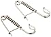 Lacis AW05-SILVER Knitting Pin Pair, Silver, 1.5