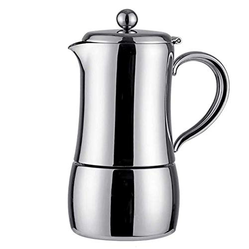 Zidao Espressokocher, 6 Tassen Moka Kaffeekanne Italienische Kaffeemaschine Für Cappuccino Oder Latte, 450ML