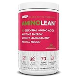 RSP AminoLean - All-in-One Pre Workout, Amino Energy, Weight Management Supplement with Amino Acids, Complete Preworkout Energy & Natural Weight Management for Men & Women, Watermelon, 70 Serv