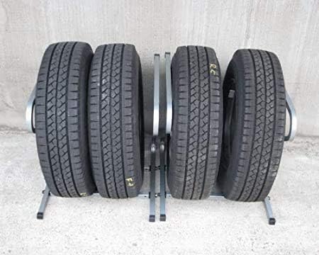Amazon 日本製 タイヤラック タイヤを転がすだけで簡単収納 車庫の狭い一角などに設置 タイヤ収納 タイヤ保管に最適 普通自動車用タイヤを収納可能 Amex C05m タイヤサイズ 175 185 タイヤラック カバー 車 バイク
