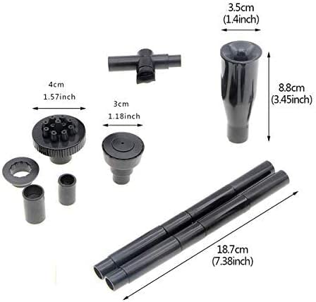 YXQ 8-Piece Fountain Nozzle Kit Review: Best Spray Heads for Small Pond Water Gardens