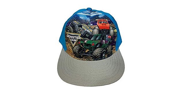 Kids Adjustable Monster Flat Brim Hat 