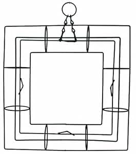 Amazon.com : 11"Wire Wreath Frame - Square Living Wreath Form : Garden