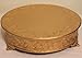 Belmont 18 Inch Matte Gold Round Wedding Cake Stand Plateau-