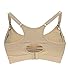 Cake Maternity Cotton Candy Wirefree Nursing Bra for Breastfeeding, Seamless Maternity Sleep Bra, Nude, Small