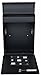 PEELCO Modern Rust Proof Powder Coated Galvanized Steel Black Vertical Lockable Mailbox, Black