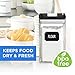 Meal Prep Haven - 7-Pack Food Storage Containers with Lids - Clear Storage Containers for Kitchen Organization - Airtight Kitchen Storage Containers with Lids - 4-size Canister Set - Cereal Containers