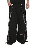 Tripp Dark Street Black And Red Rough And Ready Zip-Off Pants