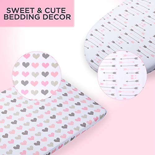 Momcozy Universal Sheets Set 2 Pack for Girls, Soft