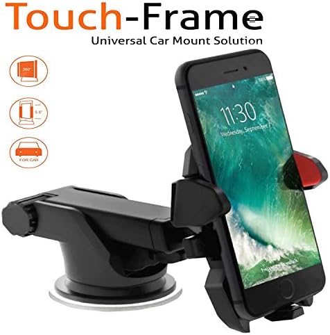KHANS TRADING CO Universal Smartphone Car Air Vent Mount Holder for iPhone X 8 8 7 7 Plus SE 6S and All Phones