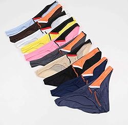 Newsywell Men's Ice Silk Bikini Low Rise Soft