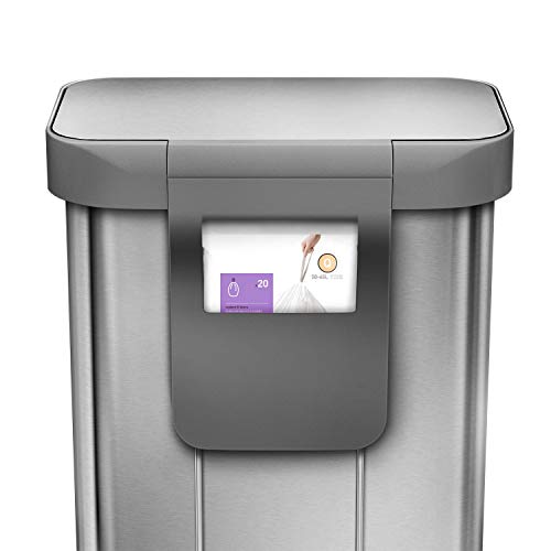 simplehuman 55L Rectangular Step Trash Can - Image 7