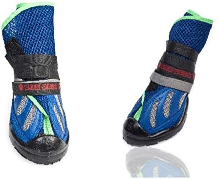 Neopaws Summer Reinforced Energy Dog Boots (Medium, Blue)