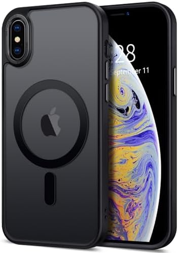 Amazon.com: Apple iPhone Xs Max Leather Case - Black : Cell Phones