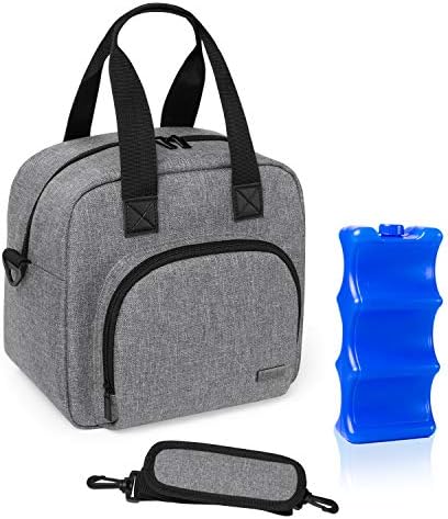 Luxja Breastmilk Cooler Bag with an Ice Pack (Hold Breastmilk