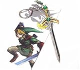 The Legend of Zelda Figure Link's Sword Keychain Keyring Metal 14CM Toy
