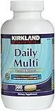 Kirkland Signature Daily Multi Vitamins & Minerals Tablets, 500-Count Bottle