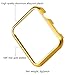 Apple Watch Case(42MM), Bandmax Lightweight 18K Gold Plated Hard Protective Case for Apple Watch/Watch Sport/Watch Edition Accessories(Without Screen Cover)