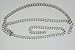 TrendyFashionJewelry TFJ Women Narrow Belt Hip High Waist Silver Metal Chunky Chain Strands XS S M