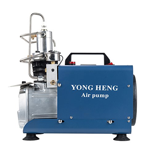 High-Pressure Air Compressor Pump, Auto-Stop 110V 30Mpa Electric Air Pump Air Rifle PCP 4500PSI Paintball Fill Station for Fire Fighting and Diving