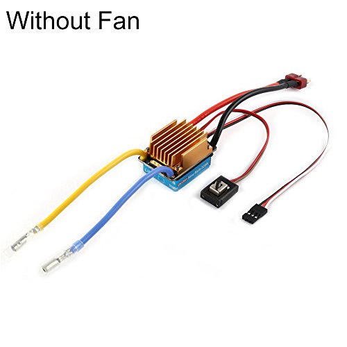 Biback 5-13V 320A OCDAY Waterproof 3S 60A Brushed Motor ESC Electronic Speed Controller For Tamiya 1/10 ESC RC Car
